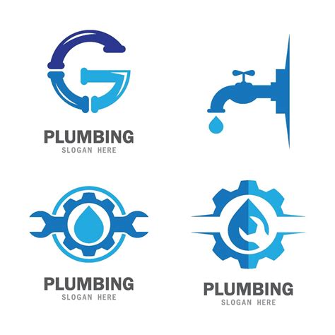 Plumbing logo images 2213669 Vector Art at Vecteezy