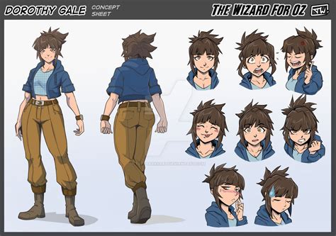 the Wizard for OZ: Dorothy Gale Concept by TreyBarksArt on DeviantArt