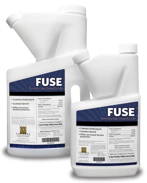 FUSE™ Termiticide/Insecticide is a new product that contains two active ingredients ...