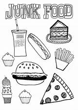 Free & Easy To Print Food Coloring Pages  Tulamama sketch template