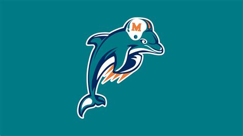 Miami Dolphins NFL Logo In Seagreen Background HD Miami Dolphins ...