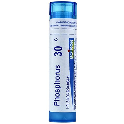 Amazon.com : Boiron Homeopathic Medicine Phosphorus, 30C Pellets, 80-Count Tubes (Pack of 5 ...