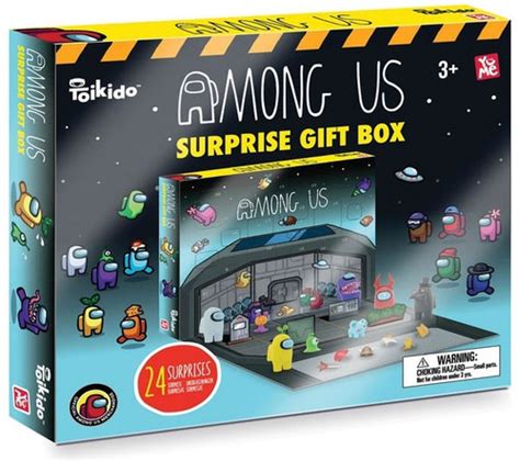 Among Us Advent Calendar Surprise Gift Box 24 Surprises YuMe Toys - ToyWiz