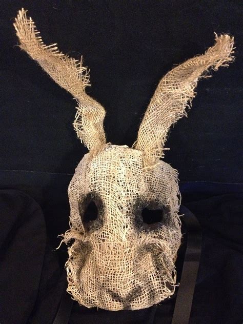 Creepy mask Bunny Rabbit Burlap scary mask. Halloween Costume party or ...