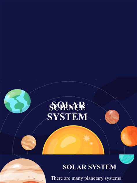 Solar System PowerPoint Morph Animation Template Black Variant | PDF