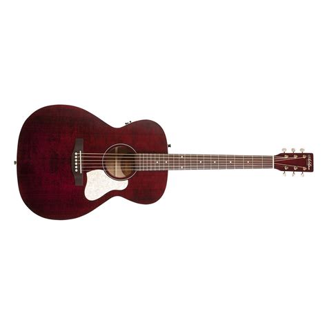 Art & Lutherie Legacy Q1T Concert Acoustic Electric Guitar in Tennessee Red with Gig Bag Godin ...