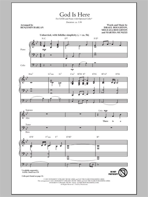 God Is Here | Sheet Music Direct