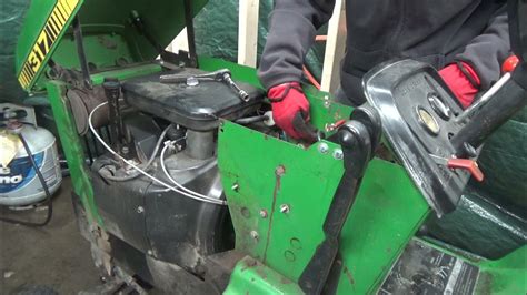 John Deere 317/318 starter replacement (what a job) Pt.1 - YouTube