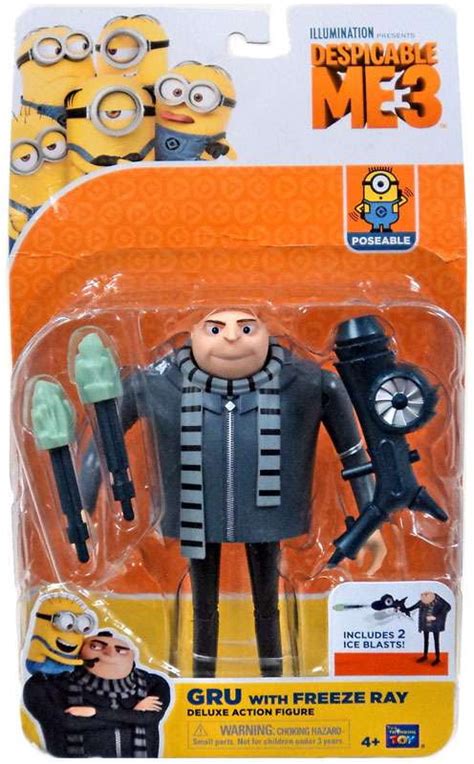 Despicable Me 3 Gru with Freeze Ray Deluxe Action Figure - Walmart.com