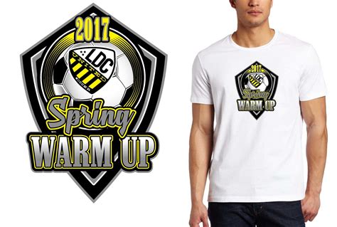 SOCCER T SHIRT LOGO DESIGN LDC Spring Warm Up BY UrArtStudio – UrArtStudio