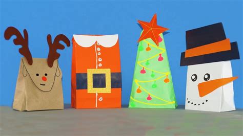How to make paper Bag | DIY Paper bag | DIY Christmas Gift Bag - YouTube