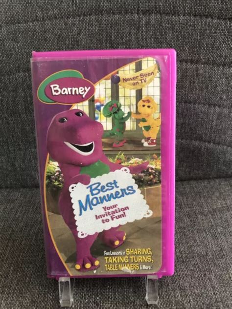 BARNEY - BARNEYS Best Manners (VHS) £7.96 - PicClick UK