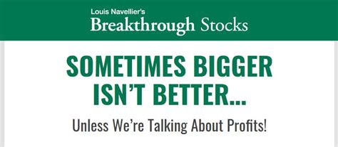 Is Louis Navellier's "Breakthrough Stocks" Legit?