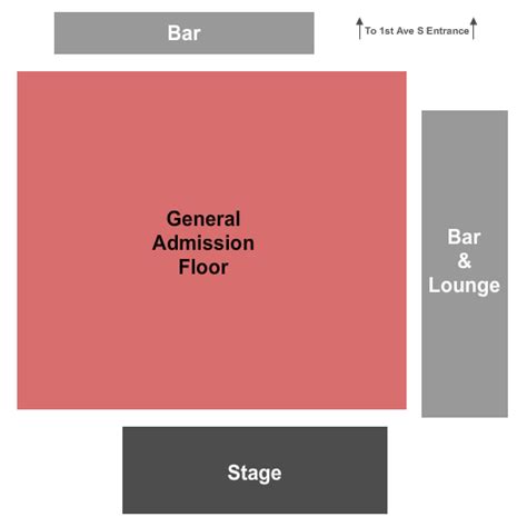 Showbox SoDo Seating Chart And Maps - Seattle