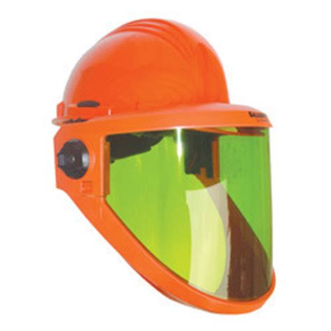 SAVIOUR – ARC FLASH FACE SHIELD WITH HELMET • Sai Sanjay Safety