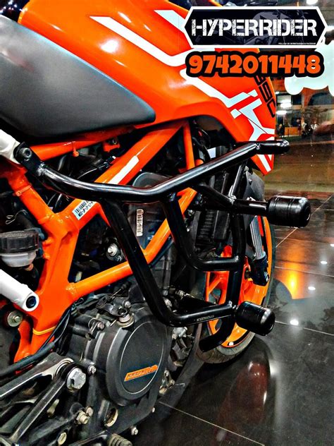 KTM Duke 250/390 Crash Guard, Leg Guard Orange Zana Motorcycles ...