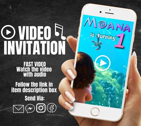 Animated Invitation Birthday Video Invitationbirthday - Etsy