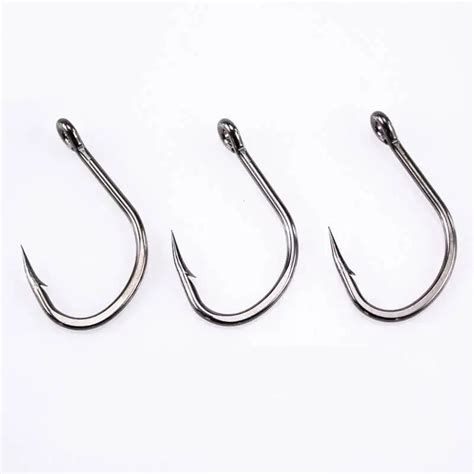 20pack Big game Jig Hooks Strong Mustad Fishhooks Saltwater Shark Jig Hook 1 10# as Size Chart ...