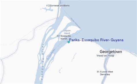 Parika, Essequibo River, Guyana Tide Station Location Guide