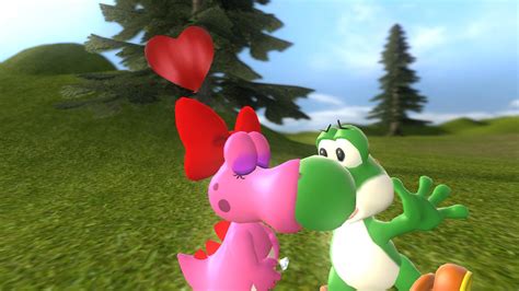 Birdo and Yoshi by Big-Pokemon-fan on DeviantArt