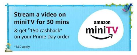 Amazon Mini TV - Stream any video for 30 Mins & Get ₹150 Amazon ...