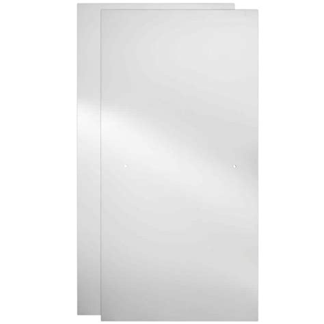 Delta 29.0 in. W x 70 in. H Sliding Shower Door Glass Panel in Clear ...