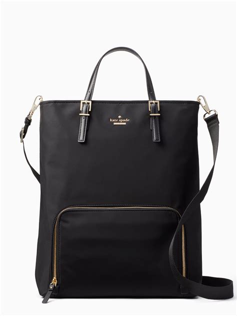 Lyst - Kate Spade Convertible Backpack Laptop Bag in Black