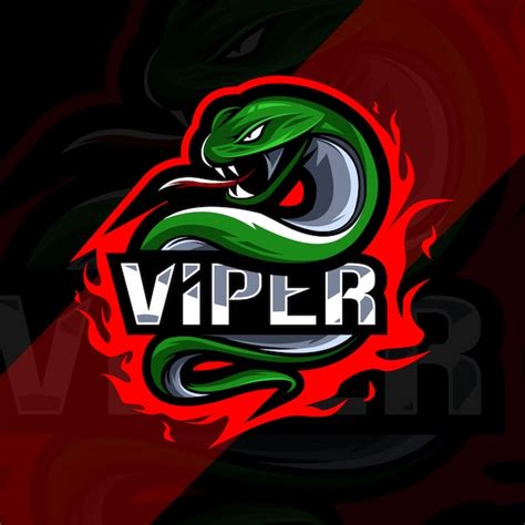 Premium Vector | Viper mascot logo esport design