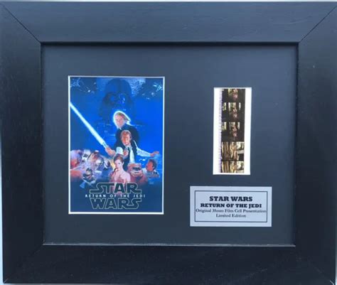 STAR WARS RETURN OF THE JEDI Original 35mm Film Cell Memorabilia* EUR 38,07 - PicClick ES