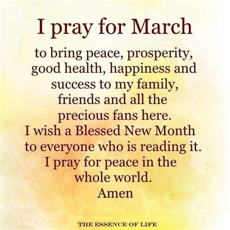 Marchprayer | End of day prayer, Prayer for peace, Prayer for today