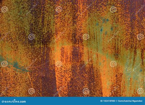 Metal door in rust stock photo. Image of rust, pattern - 102418980