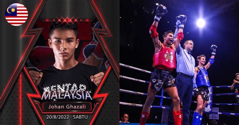 Atlet Sarawak, Johan Ghazali Muncul Juara Muay Thai Remaja Peringkat Dunia