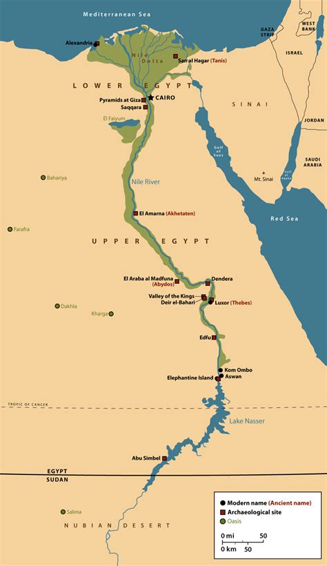 Map of Ancient Egypt