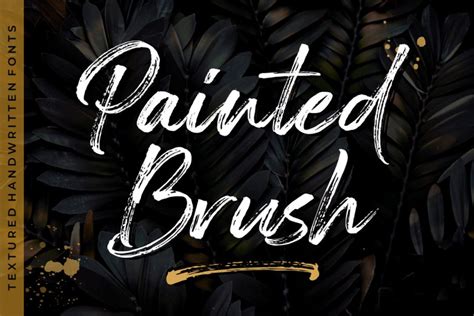 Painted Brush Font - Fonts Hut