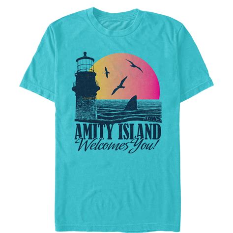 Jaws - Men's Jaws Amity Island Tourist Welcome T-Shirt - Walmart.com - Walmart.com