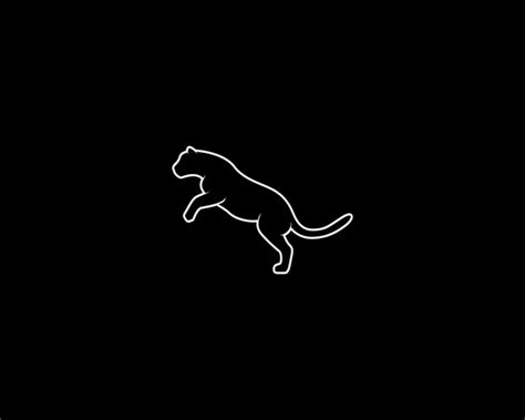 jaguar outline vector silhouette 11950658 Vector Art at Vecteezy