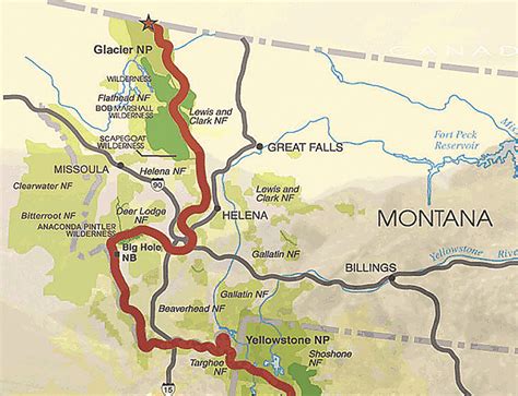 Map Of The Continental Divide Trail | Printable Templates Free