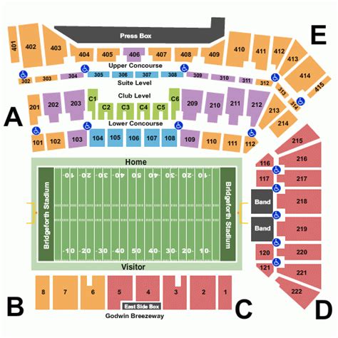 Jmu Bridgeforth Stadium Seating Chart - Stadium Seating Chart