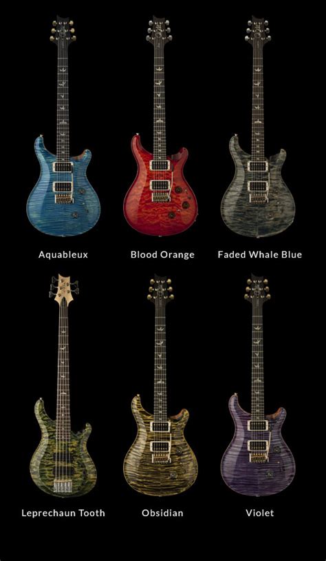 PRS Guitars | PRS Guitars Adds Six New Color Options for 2014