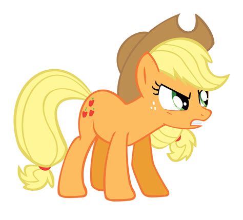 Applejack Vector - Mad by smlahyee on DeviantArt