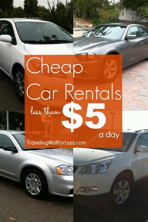 How to Get Cheap Car Rentals for $5 a day