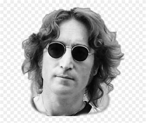 #freetoedit John Lennon - John Lennon Wearing Glasses, HD Png Download ...