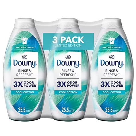 Downy Rinse & Refresh Laundry Odor Remover and Fabric Softener, Cool ...