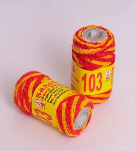 Cotton Red and Yellow 103 Pooja Moli Thread at Rs 14/piece in Beawar | ID: 25462884930