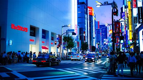 Vibrant Shinjuku Tokyo Nightlife HD Wallpaper