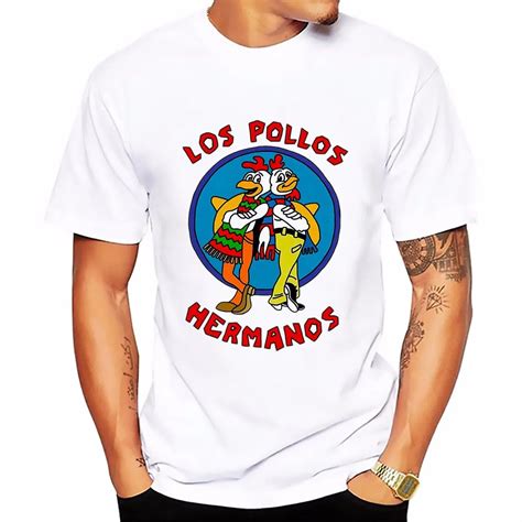 Breaking Bad los pollos hermanos Fried chicken t shirt new summer casual tshirt plus size ...