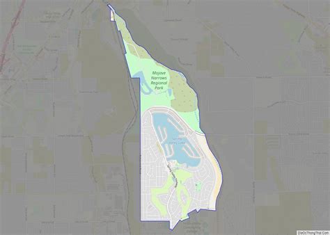 Map of Spring Valley Lake CDP