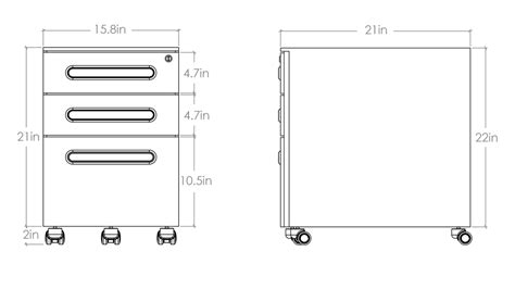 Filing Cabinet Dimensions and everything you need to know