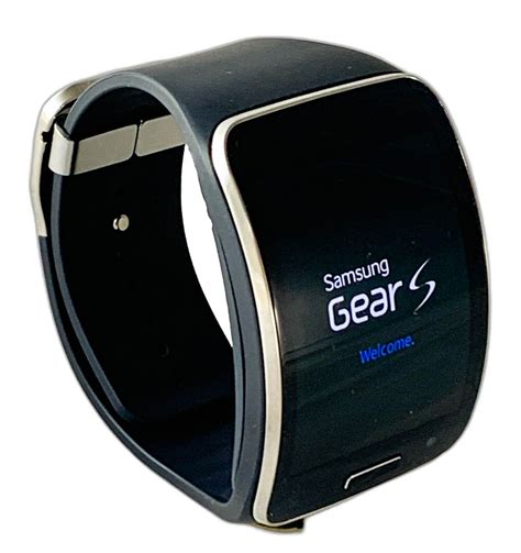 Samsung Galaxy Gear S SM-R750A Curved Super AMOLED Smart Watch - Black | eBay
