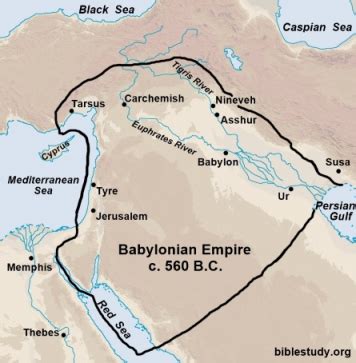 Neo-Babylonian Empire Map